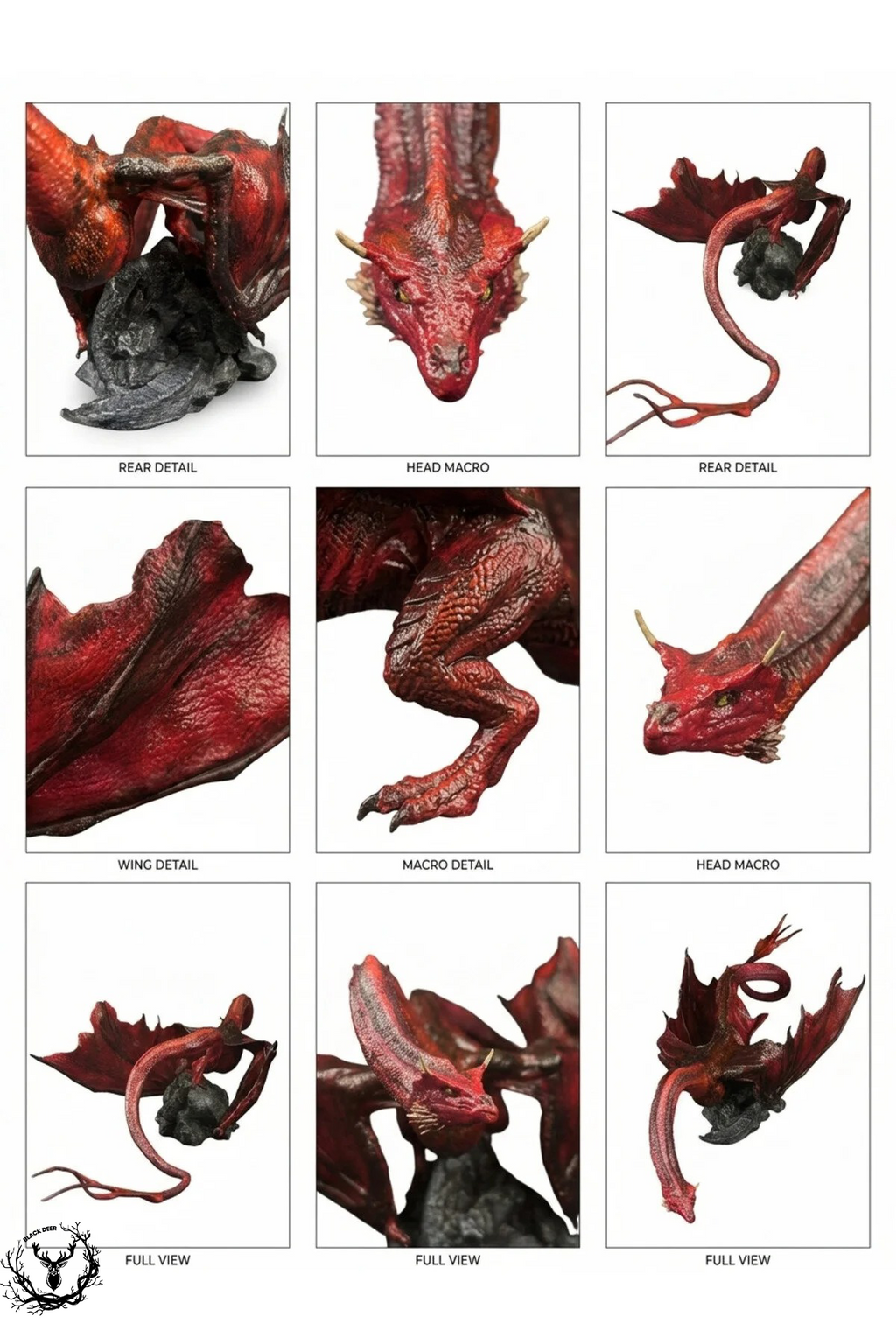 Caraxes - "Blood Wyvern" house of the dragon ejderha figürü