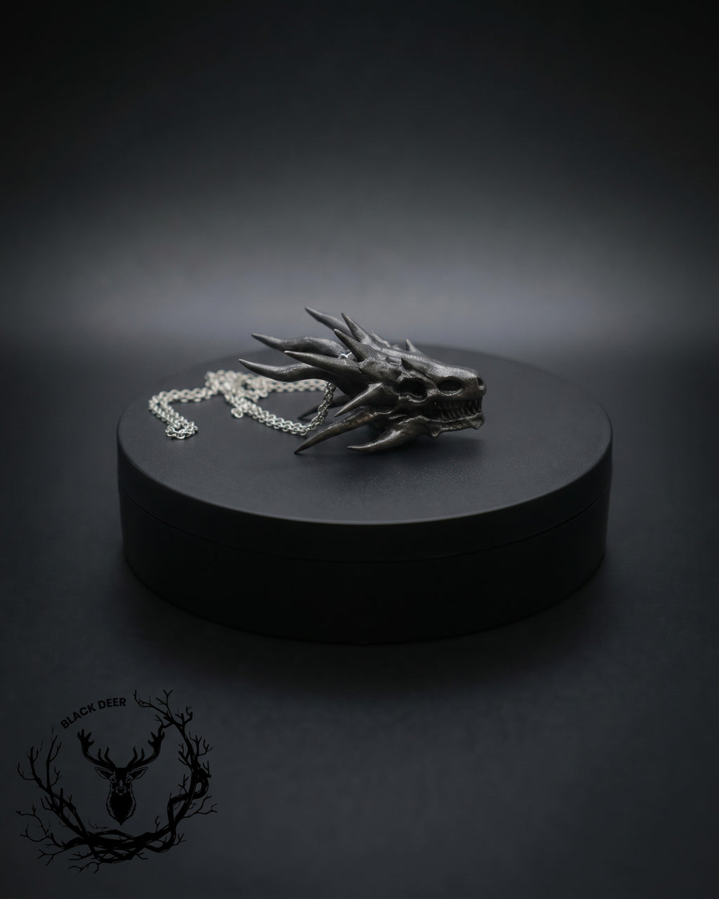 Balerion Dragon Necklace | Black Dread House Of The Dragon