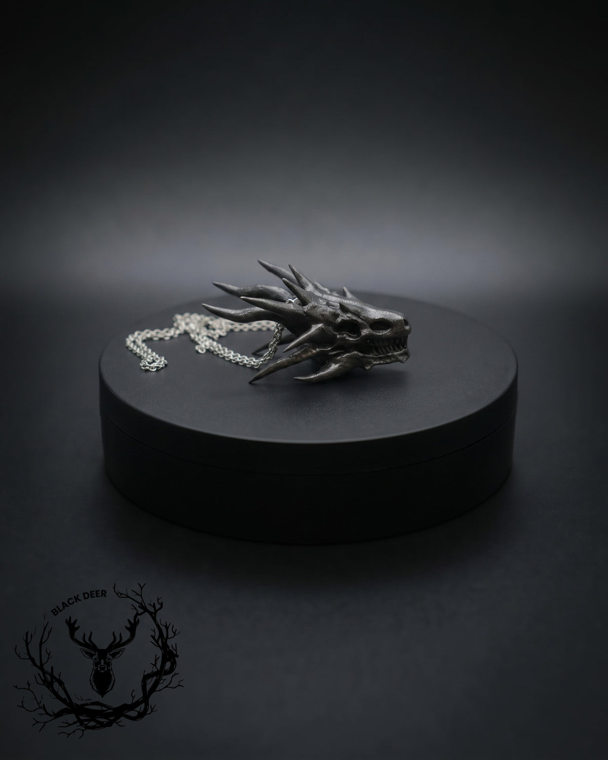 Balerion Dragon Necklace | Black Dread House Of The Dragon