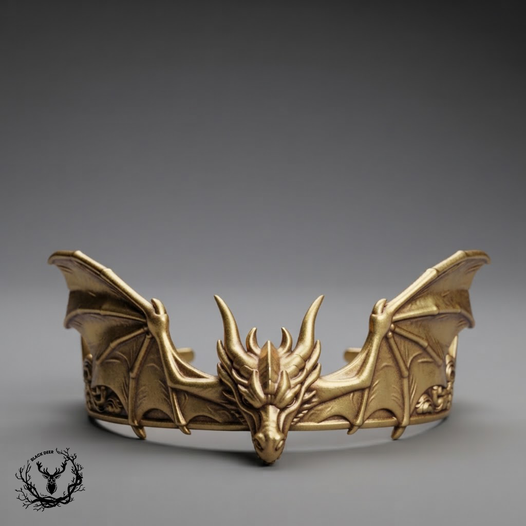 Wyvern Dragon Crown – Winged Tiara