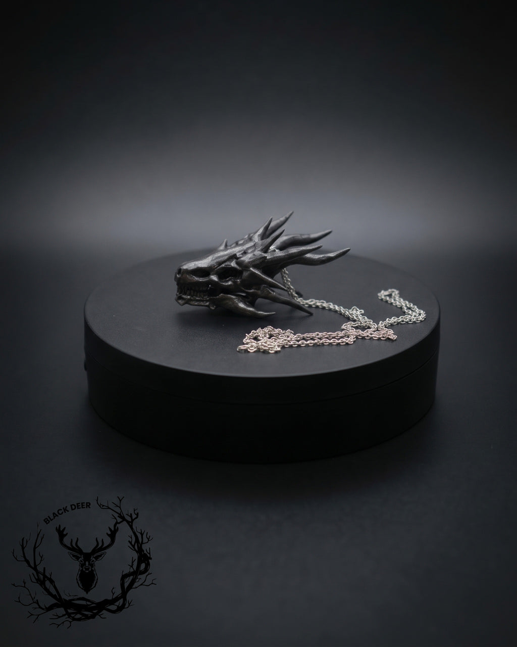 Balerion Dragon Necklace | Black Dread House Of The Dragon