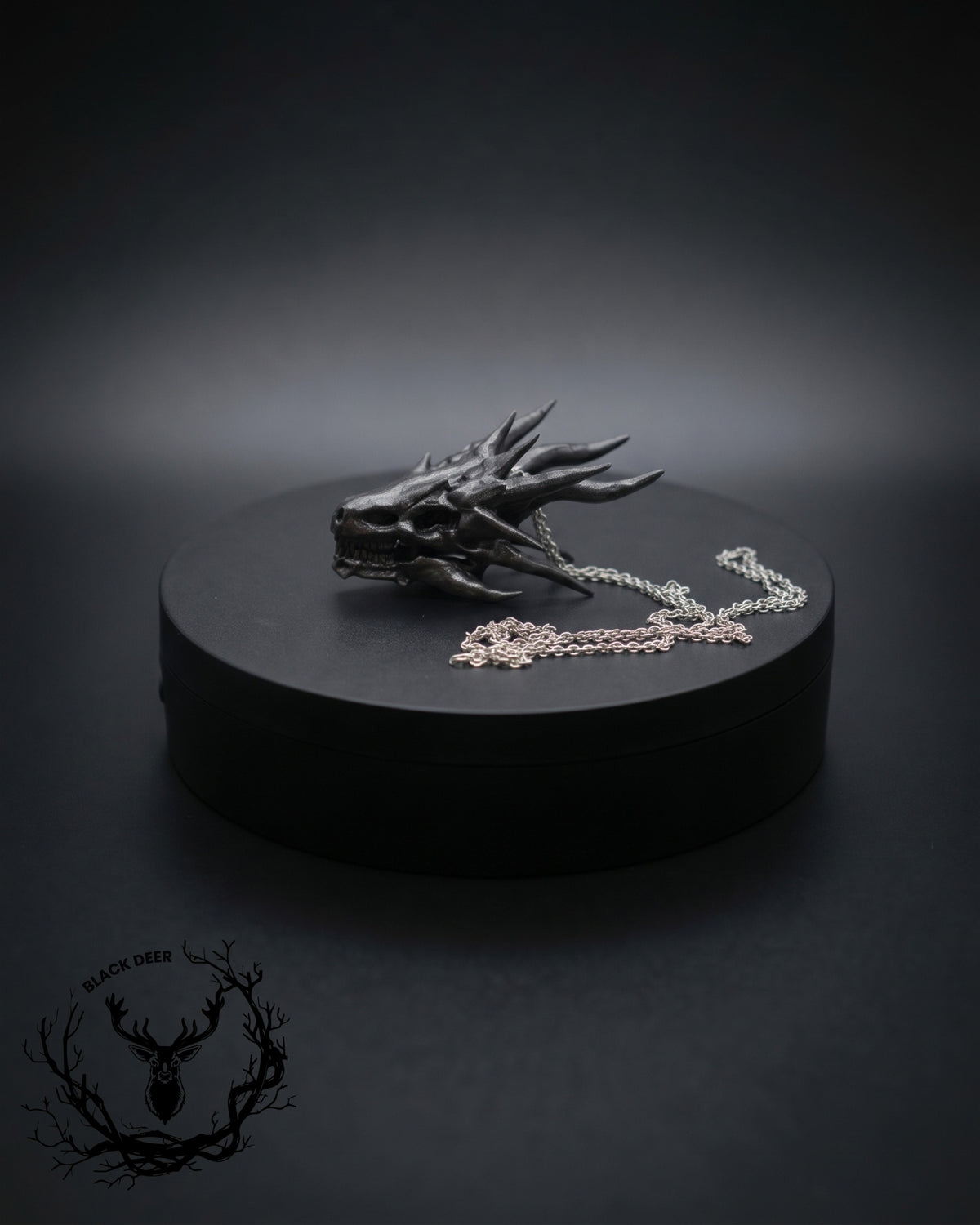 Balerion Dragon Necklace | Black Dread House Of The Dragon