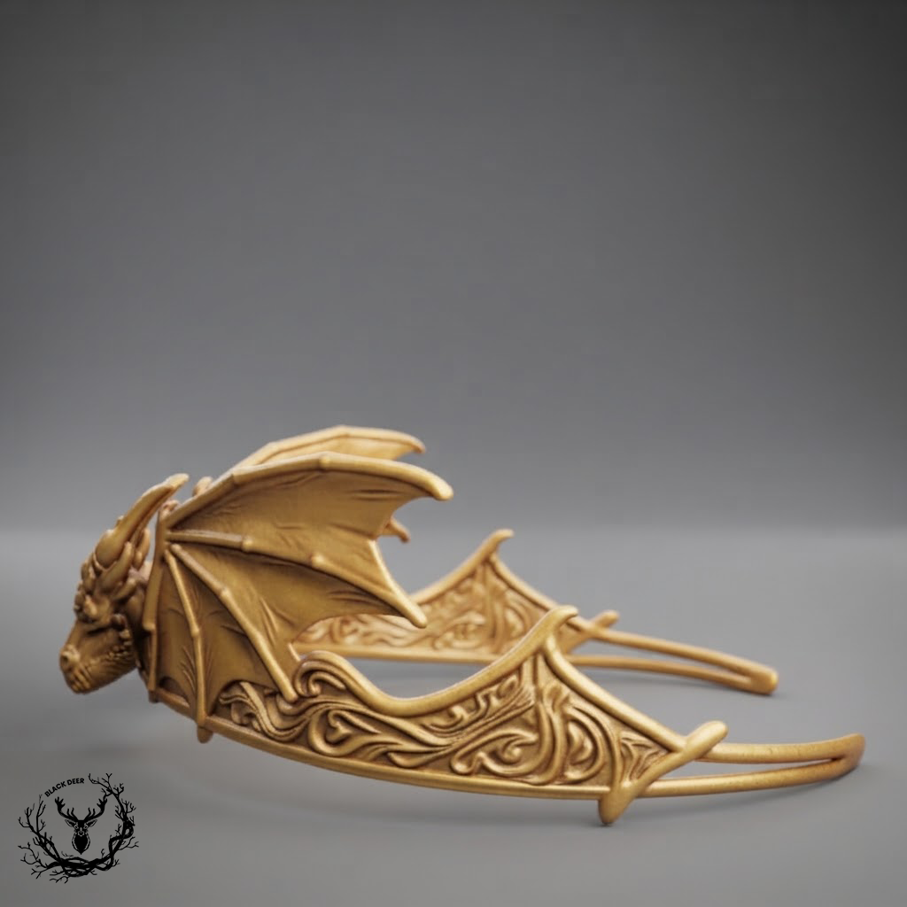 Wyvern Dragon Crown – Winged Tiara