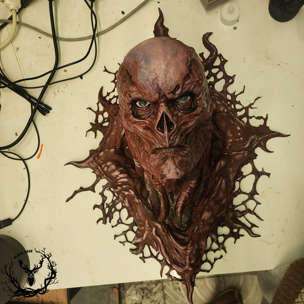 Vecna’dan İlham Alan Stranger Things Duvar Büstü – Korku Dekoru