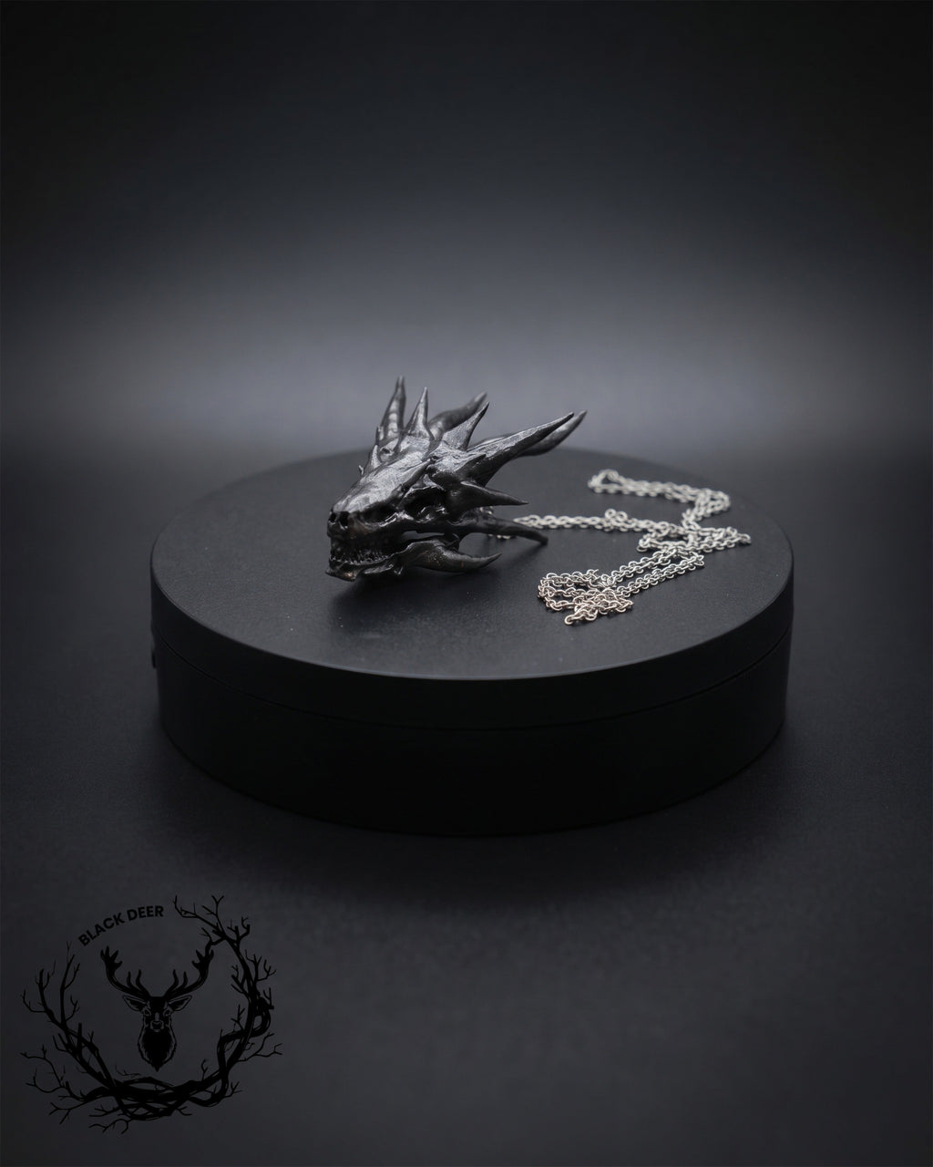 Balerion Dragon Necklace | Black Dread House Of The Dragon