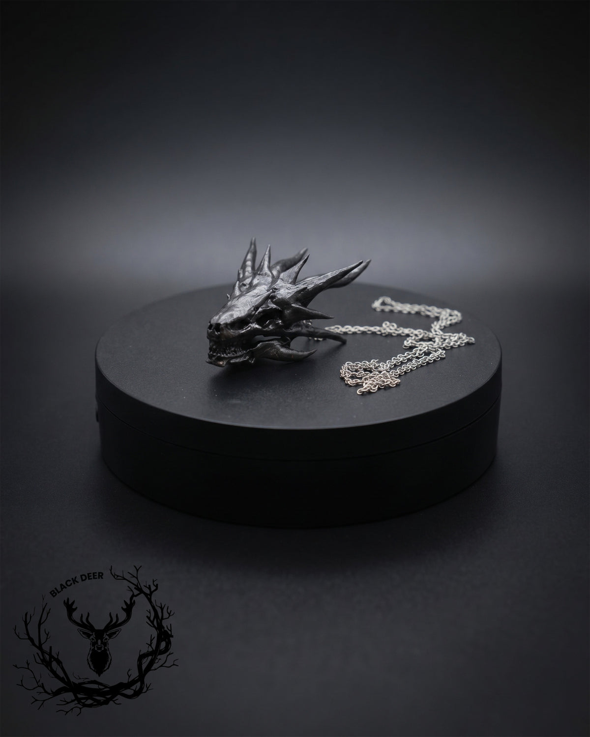 Balerion Dragon Necklace | Black Dread House Of The Dragon