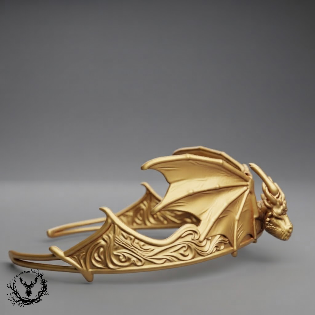 Wyvern Dragon Crown – Winged Tiara