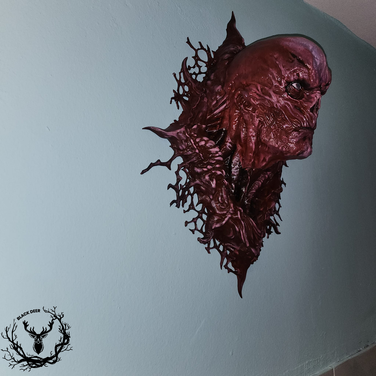 Vecna’dan İlham Alan Stranger Things Duvar Büstü – Korku Dekoru