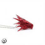 Meleys "The Red Queen" Dragon Necklace