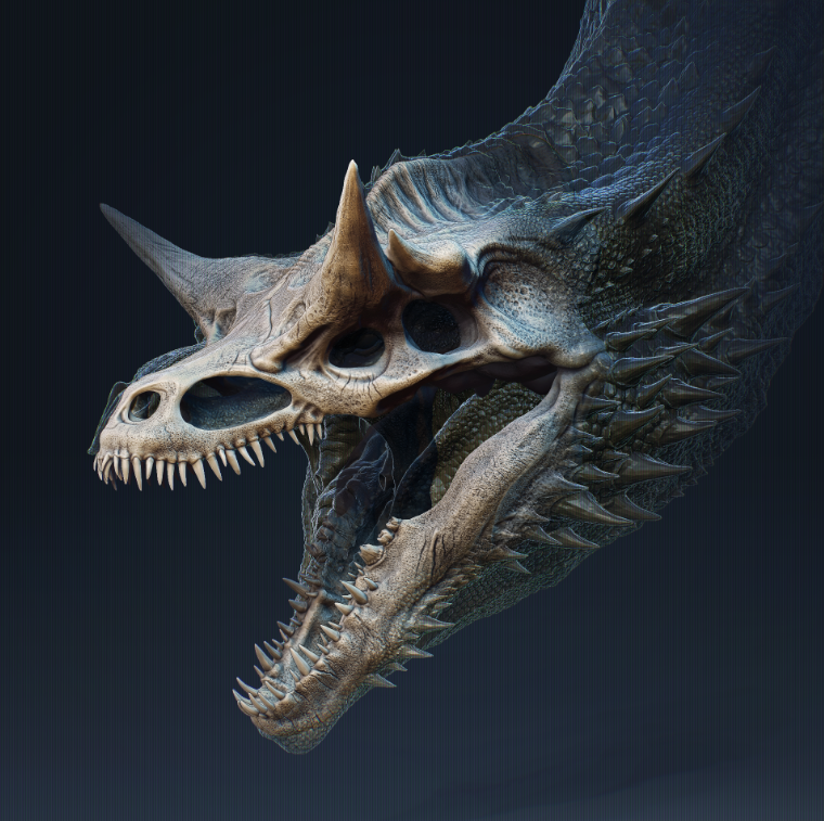 Skull of Caraxes The blood Wyrm
