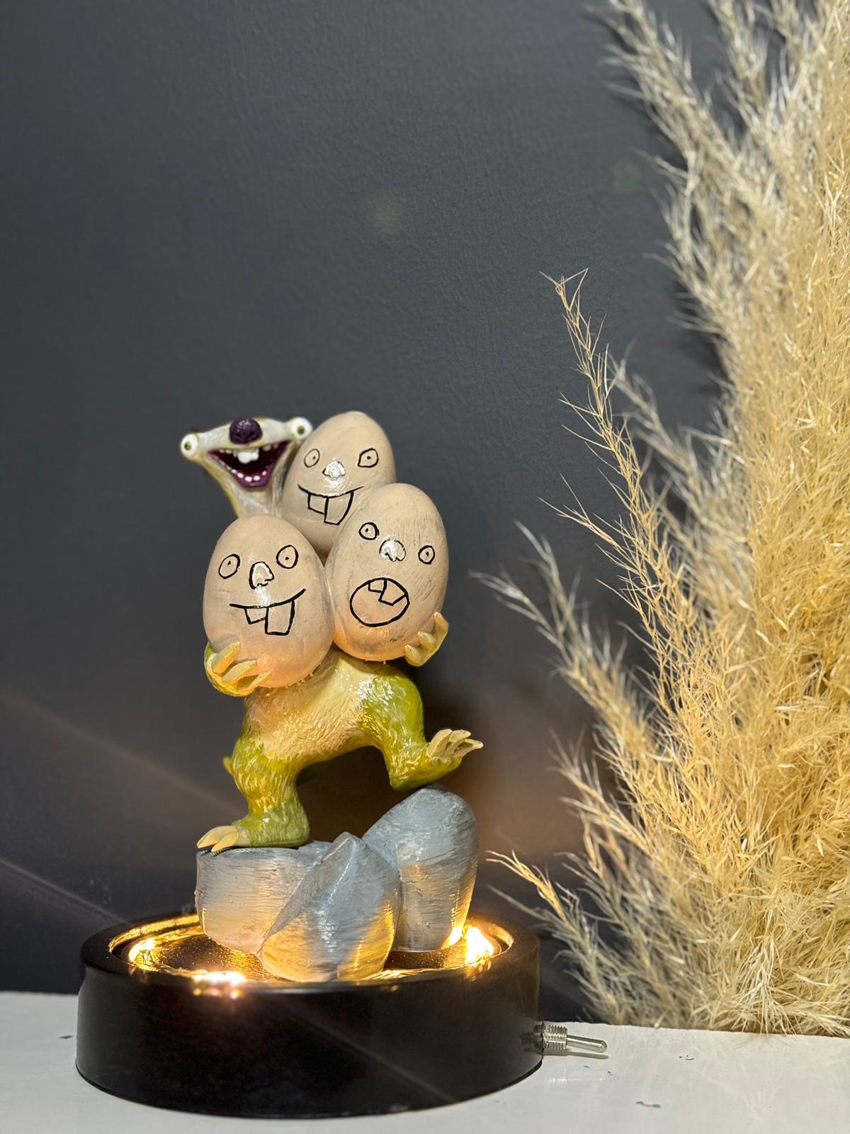 Sid Figure – Ice Age Inspired Collector Statue – Handmade Display Figure