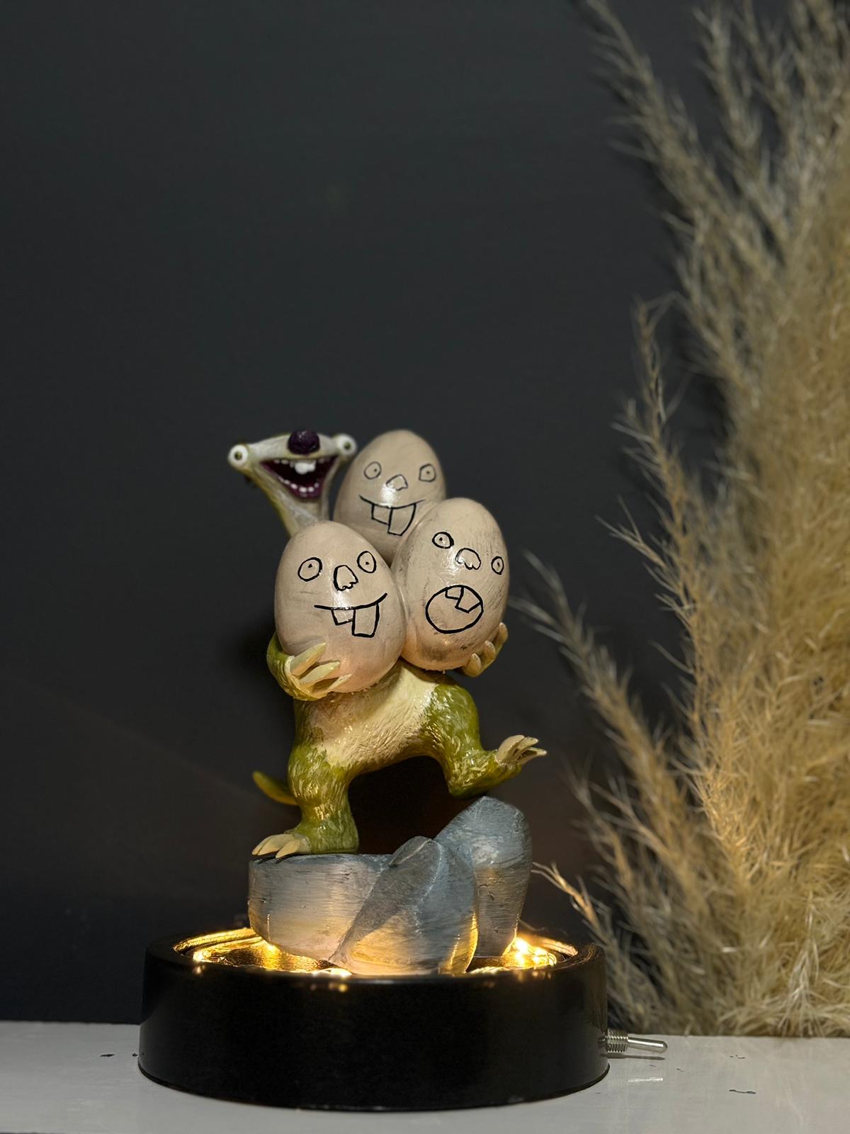 Sid Figure – Ice Age Inspired Collector Statue – Handmade Display Figure
