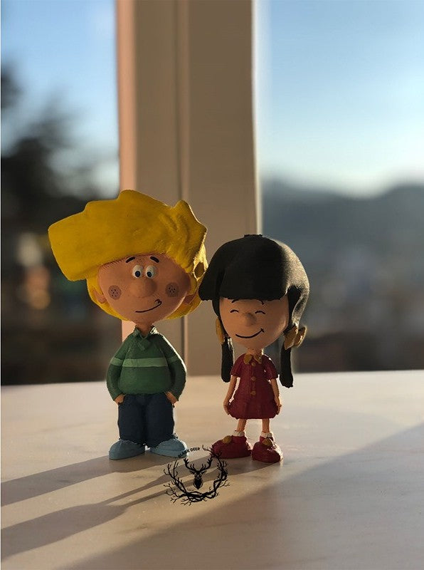 Cedric & Chen Fantastik Çift Figürü – Koleksiyonluk Dekoratif Heykel