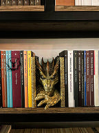 Dragon  / Book Nook / Bookshelf Figure / Book Holder / Collection / 21 CM