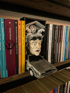 Back to the Future / Doc Brown / Bookshelf Figure / Book Holder / Collection / 21CM
