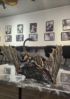 Balerion the Black Dread - Majestic Dragon Heykeli el yapımı hediye koleksiyonu house of dragon
