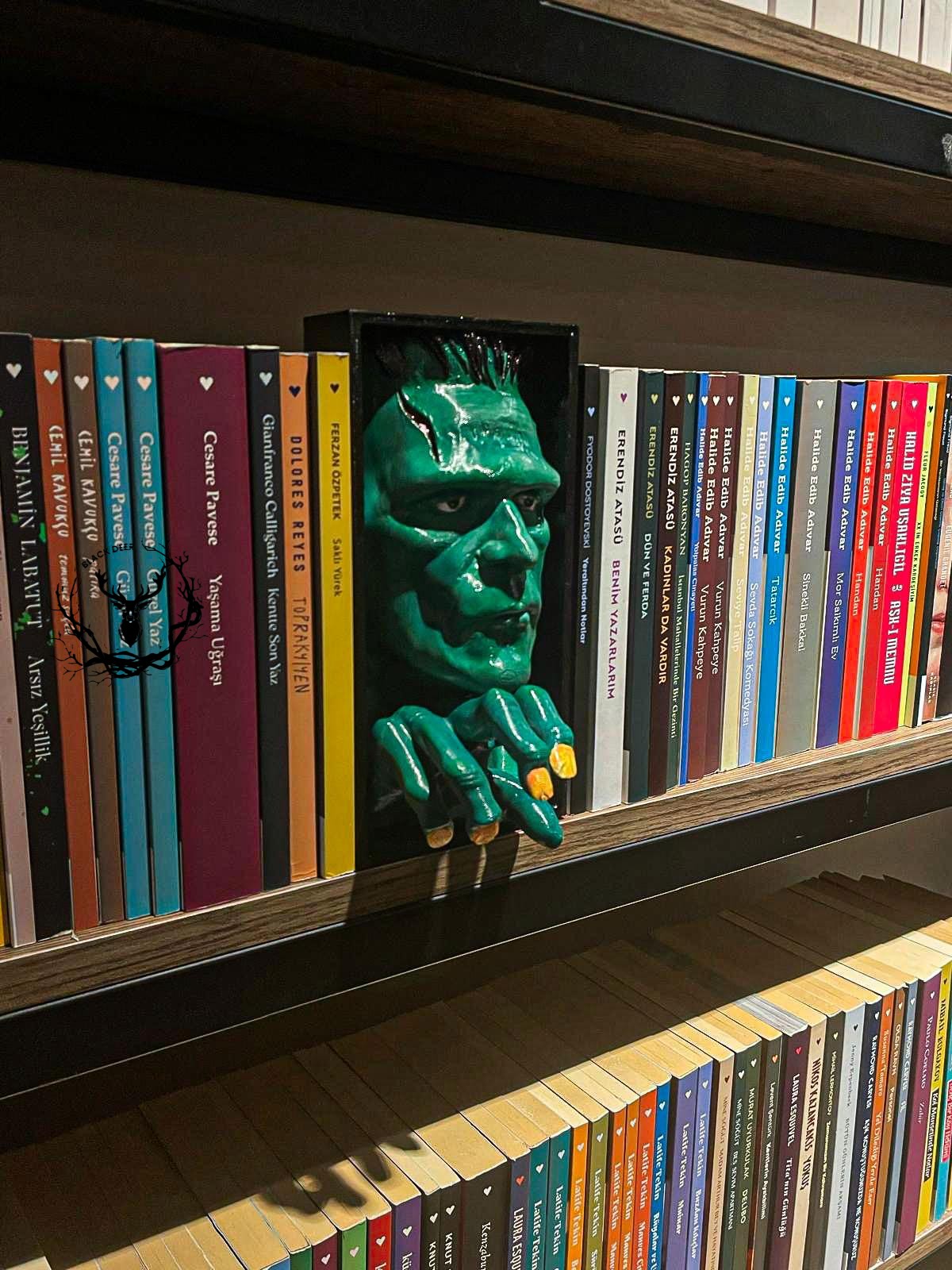 Frankestein Model: I I / Book Nook / Bookshelf Figure / Book Holder / Collection / 21 CM