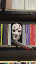 Friday the 13th Jason Voorhees / Book Nook / Bookshelf Figure / 21 CM / Collection