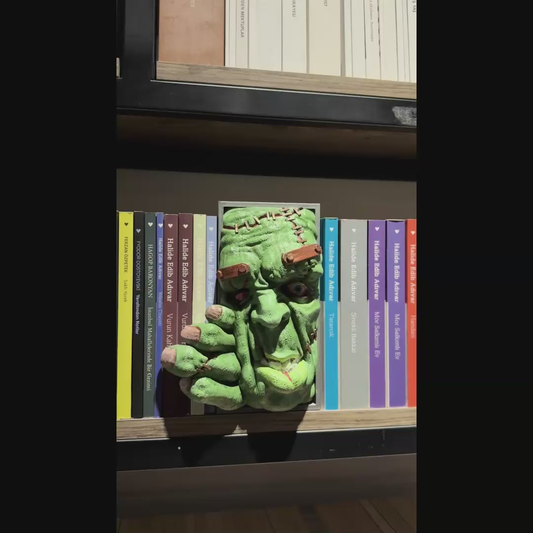 Frankestein / Book Nook / Bookshelf Figure / Book Holder / Collection / 21 CM