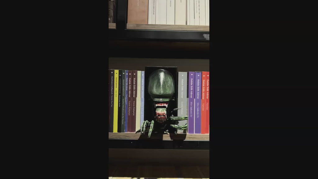 Xenomorph / Bookshelf Figure / Book Nook / Book Holder / 21 CM / Collection