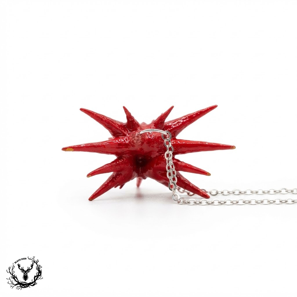 Meleys "The Red Queen" Dragon Necklace
